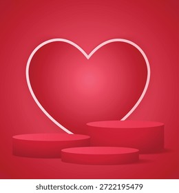 Día de San Valentín Ilustración vectorial de etiquetas y distintivos. Venta pegatina, invitación, marcos y aislados.