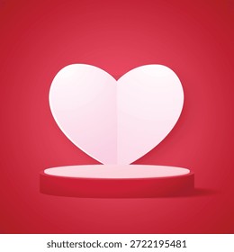 Día de San Valentín Ilustración vectorial de etiquetas y distintivos. Venta pegatina, invitación, marcos y aislados.