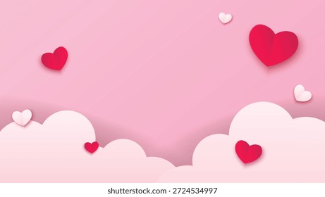 Día de San Valentín Ilustración vectorial de etiquetas y distintivos. Venta pegatina, invitación, marcos y aislados.