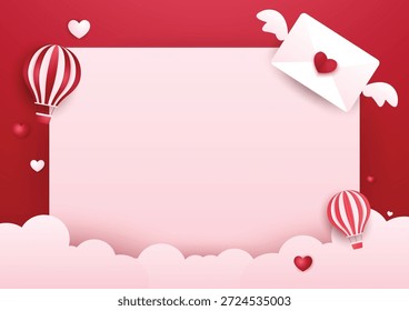 Día de San Valentín Ilustración vectorial de etiquetas y distintivos. Venta pegatina, invitación, marcos y aislados.
