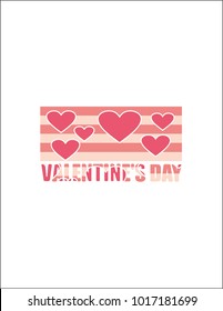 Valentine's day lettering