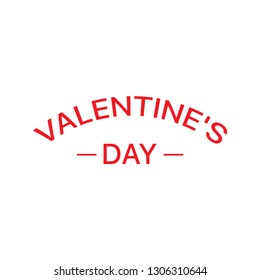 Valentine's Day lettering