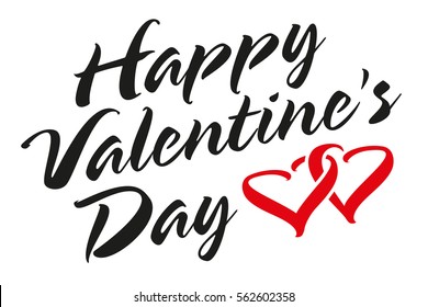 Valentines day lettering