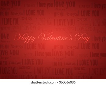 valentines day lettering background