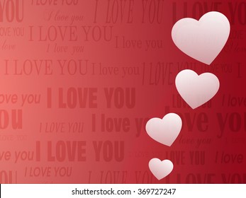 valentines day lettering background