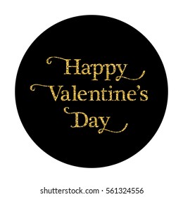 Valentines day lettering background. Vector illustration for card, poster, invitation
