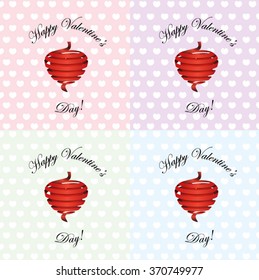 Valentine's Day Lettering Greeting Card