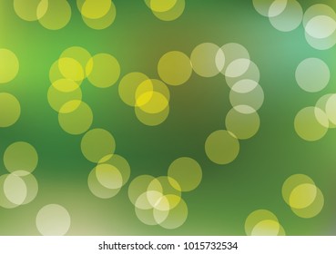 valentines day light night,abstract circular bokeh background  Vector for artwork design & Magazine

