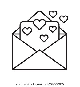 valentines day line art design