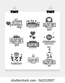 Valentine's day logo