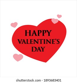 Valentines Day Logo Design Vector illustration template