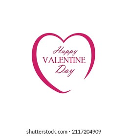Diseño de ilustraciones vectoriales del logotipo de San Valentín