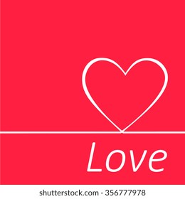 Valentine's Day. Love.