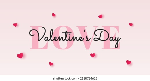 Valentines Day love elegant and trendy background