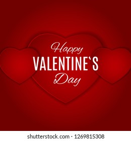 Valentine's Day Love and Feelings Background Design. Vector illustration EPS10