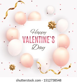 Valentine's Day Love and Feelings Background Design. Vector illustration EPS10
