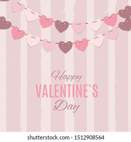 Valentine's Day Love and Feelings Background Design. Vector illustration EPS10