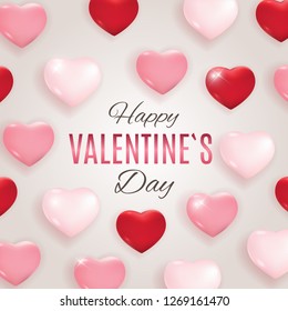 Valentine's Day Love and Feelings Sale Background Design. Vector illustration EPS10