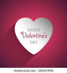 Valentine's Day Love and Feelings Sale Background Design. Vector illustration  - Vector