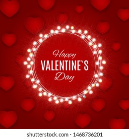 Valentine's Day Love and Feelings Sale Background Design. Vector illustration EPS10
