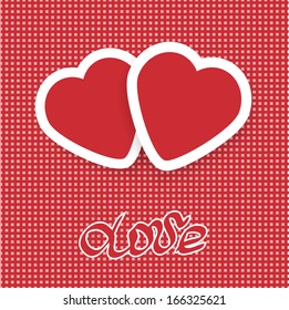 Valentine's Day. Love and heart. Elements of romance to your design for greeting cards, greetings, invitations and much more. Vector illustration. EPS 10