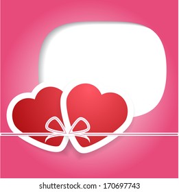 Valentine's Day. Love and hearts. Elements of romance to your design for greeting cards, greetings, invitations and much more. Vector illustration. EPS 10