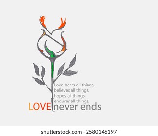 Valentine's day, love never ends