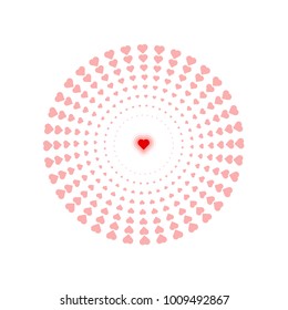valentines day. love pattern