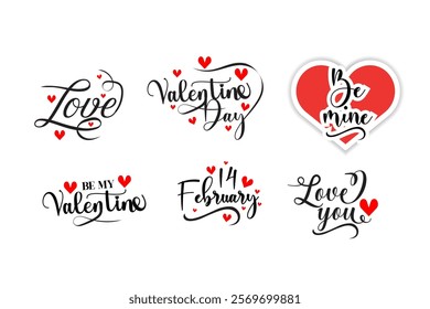 Valentines Day Love Quotes Hearts, February 14th, Be Mine