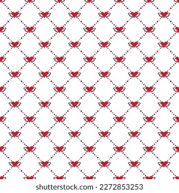 Valentine's Day Love Seamless Pattern - Festive Valentine theme repeating pattern design