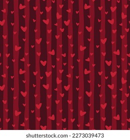 Patrón de amor sin foco de San Valentín - Diseño de repetición de tema de San Valentín festivo