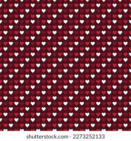 Patrón de amor sin foco de San Valentín - Diseño de repetición de tema de San Valentín festivo