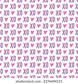 Valentine's Day Love Seamless Pattern - Festive Valentine theme repeating pattern design
