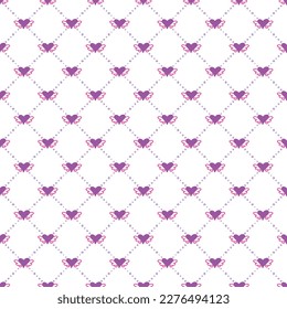Valentine's Day Love Seamless Pattern - Festive Valentine theme repeating pattern design