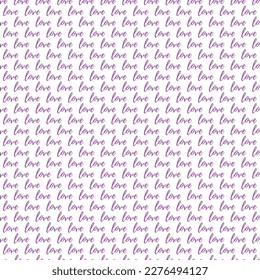Valentine's Day Love Seamless Pattern - Festive Valentine theme repeating pattern design
