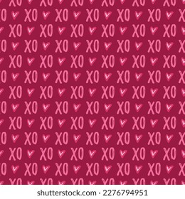 Valentine's Day Love Seamless Pattern - Festive Valentine theme repeating pattern design