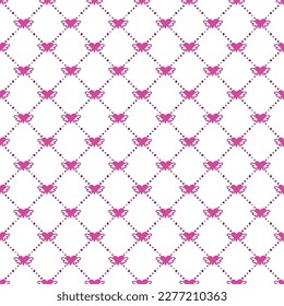 Valentine's Day Love Seamless Pattern - Festive Valentine theme repeating pattern design