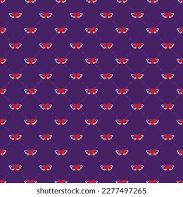 Valentine's Day Love Seamless Pattern - Festive Valentine theme repeating pattern design