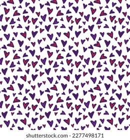 Valentine's Day Love Seamless Pattern - Festive Valentine theme repeating pattern design