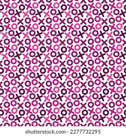 Valentine's Day Love Seamless Pattern - Festive Valentine theme repeating pattern design