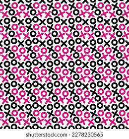 Valentinstag Love Seamless Pattern - festes Valentinthema Wiederholen Muster Design-Design