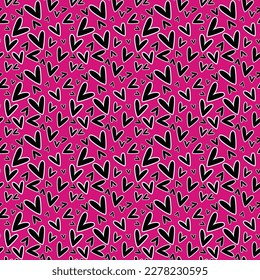 Valentine's Day Love Seamless Pattern - Festive Valentine theme repeating pattern design