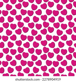 Valentine's Day Love Seamless Pattern - Festive Valentine theme repeating pattern design