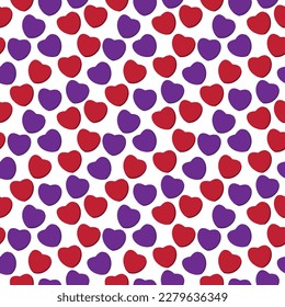 Valentinstag Love Seamless Pattern - festes Valentinthema Wiederholen Muster Design-Design
