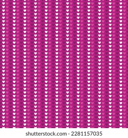Valentine's Day Love Seamless Pattern - Festive Valentine theme repeating pattern design