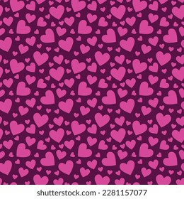Patrón de amor sin foco de San Valentín - Diseño de repetición de tema de San Valentín festivo