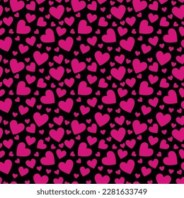 Valentine's Day Love Seamless Pattern - Festive Valentine theme repeating pattern design