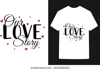 valentine's day love t shirt design