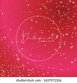 Valentine's day and love theme background  and magic glitter bokeh vector EPS10 illustration Poster Backdrop with Sequins and Shine Elements.