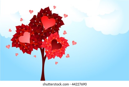 Valentine's day: love tree